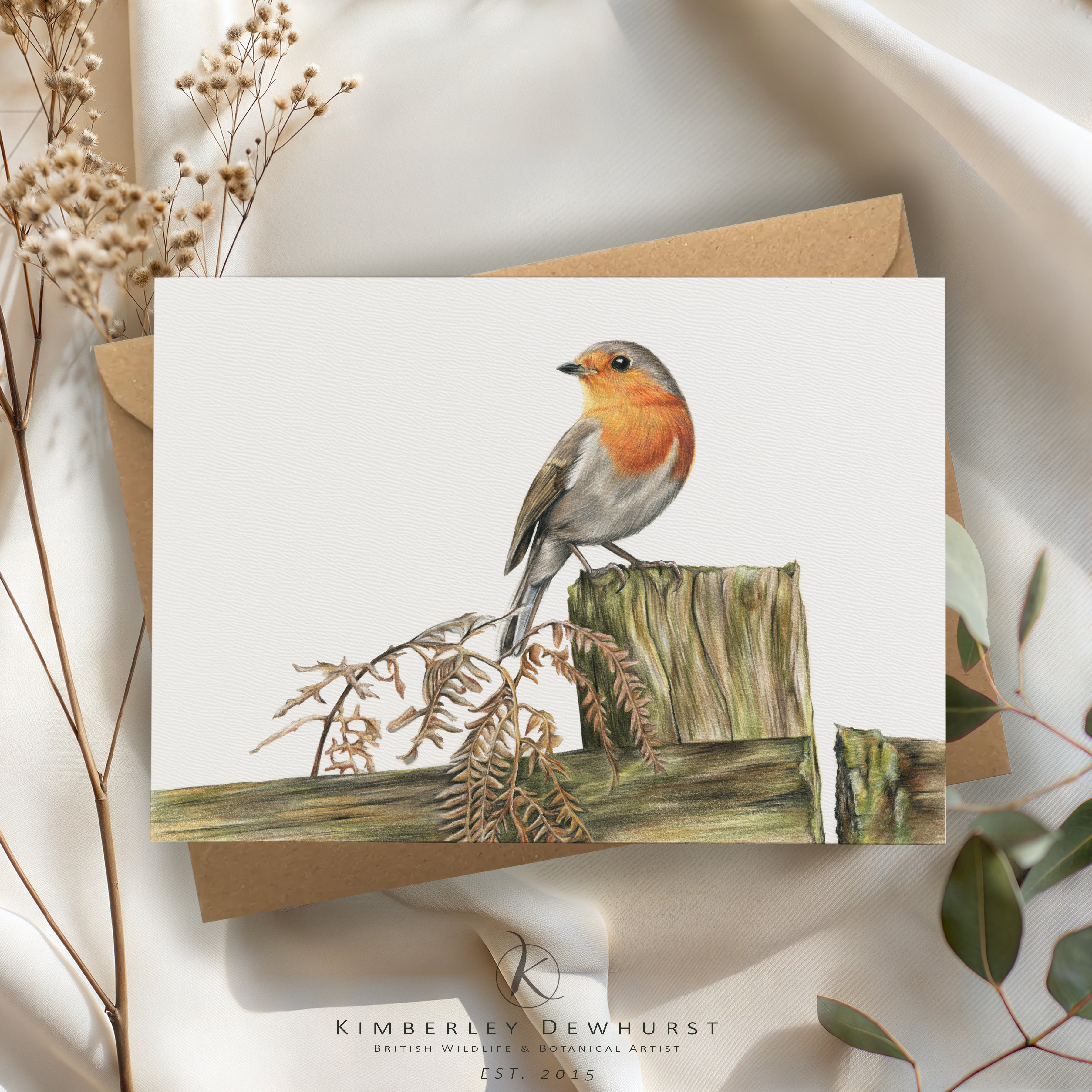 Robin - Greeting Card – kimberleydewhurst